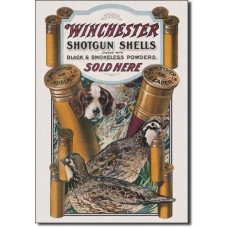 Winchester Dog & Quail  Tin Sign
